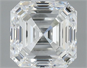 Natural Diamond 1.01 Carats, Asscher with  Cut, F Color, VS2 Clarity and Certified by GIA