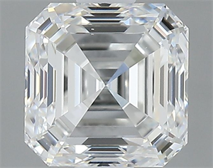 Picture of Natural Diamond 1.01 Carats, Asscher with  Cut, F Color, VS2 Clarity and Certified by GIA