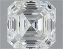 Natural Diamond 1.01 Carats, Asscher with  Cut, F Color, VS2 Clarity and Certified by GIA
