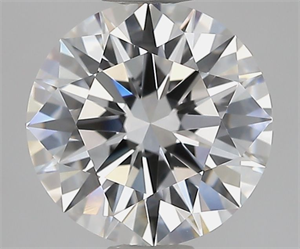 Picture of Natural Diamond 2.10 Carats, Round with Excellent Cut, D Color, VVS2 Clarity and Certified by GIA