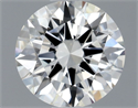 Diamante Natural 0.50 quilates, Redondo , Color G, claridad VVS1 y certificado GIA