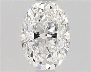 Picture of Natural Diamond 0.56 Carats, Oval with  Cut, F Color, IF Clarity and Certified by GIA