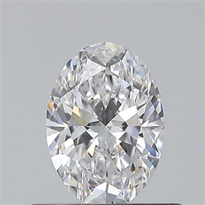Picture of Natural Diamond 0.52 Carats, Oval with  Cut, D Color, VS1 Clarity and Certified by GIA