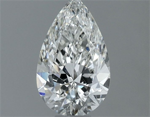 Foto Diamante Natural 0.50 quilates, De pera , Color H, claridad SI1 y certificado GIA de