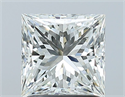 Natural Diamond 1.50 Carats, Princess with  Cut, I Color, VVS1 Clarity and Certified by GIA