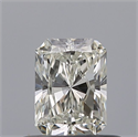 Natural Diamond 0.50 Carats, Radiant with  Cut, G Color, VVS2 Clarity and Certified by IGI