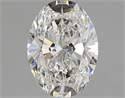 Natural Diamond 2.01 Carats, Oval with  Cut, G Color, VS2 Clarity and Certified by GIA