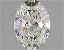 Natural Diamond 2.01 Carats, Oval with  Cut, G Color, VS2 Clarity and Certified by GIA