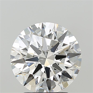 Picture of Lab Grown Diamond 3.06 Carats, Round with Ideal Cut, F Color, VS1 Clarity and Certified by IGI