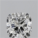 Natural Diamond 0.56 Carats, Cushion with  Cut, G Color, VVS2 Clarity and Certified by GIA
