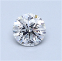 Diamante Natural 0.73 quilates, Redondo , Color D, claridad I1 y certificado GIA