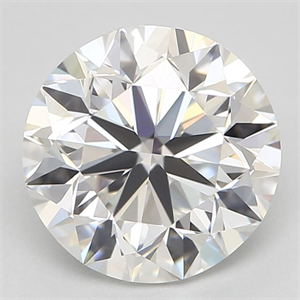 Picture of Natural Diamond 1.51 Carats, Round with Very Good Cut, F Color, IF Clarity and Certified by GIA