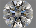 Diamante Natural 0.71 quilates, Redondo , Color H, claridad VVS2 y certificado GIA