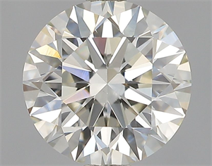 Picture of Natural Diamond 0.73 Carats, Round with Excellent Cut, J Color, VS2 Clarity and Certified by GIA
