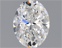 Natural Diamond 0.50 Carats, Oval with  Cut, E Color, VS1 Clarity and Certified by GIA