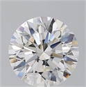 Natural Diamond 5.01 Carats, Round with Excellent Cut, F Color, VS2 Clarity and Certified by GIA
