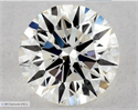 Natural Diamond 0.57 Carats, Round with Excellent Cut, J Color, VVS1 Clarity and Certified by GIA