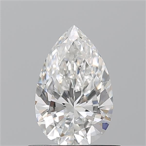 Picture of Natural Diamond 0.70 Carats, Pear with  Cut, F Color, VS1 Clarity and Certified by GIA