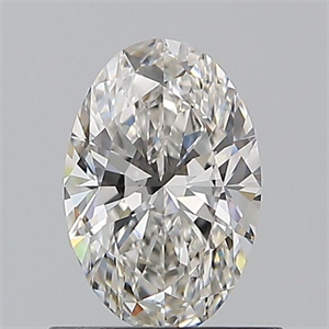 Foto Diamante Natural 0.71 quilates, Ovalado , Color H, claridad VVS1 y certificado GIA de