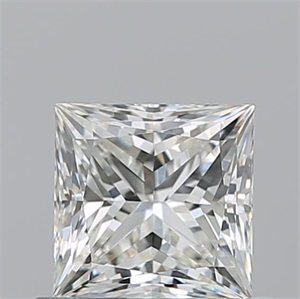 Picture of Natural Diamond 0.71 Carats, Princess with  Cut, I Color, VVS1 Clarity and Certified by GIA