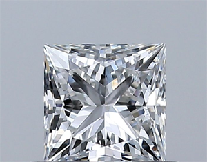 Foto Diamante Natural 0.51 quilates, Princesa , Color F, claridad VS1 y certificado GIA de