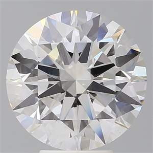 Picture of Lab Grown Diamond 5.56 Carats, Round with Ideal Cut, F Color, VS1 Clarity and Certified by IGI