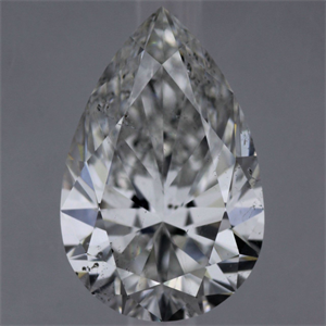 Picture of Natural Diamond 2.00 Carats, Pear with  Cut, F Color, SI2 Clarity and Certified by GIA
