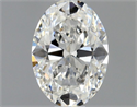 Diamante Natural 0.51 quilates, Ovalado , Color F, claridad VVS1 y certificado GIA