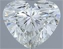 Natural Diamond 0.50 Carats, Heart with  Cut, I Color, VS1 Clarity and Certified by IGI