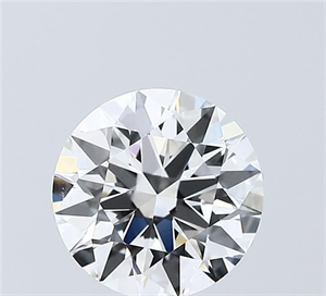 Picture of Lab Grown Diamond 2.01 Carats, Round with Ideal Cut, D Color, VVS2 Clarity and Certified by IGI