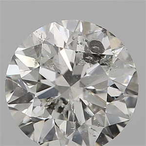 Picture of Natural Diamond 0.90 Carats, Round with Very Good Cut, H Color, I1 Clarity and Certified by IGI