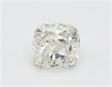 Diamante Natural 0.71 quilates, Del cojín , Color J, claridad VVS2 y certificado GIA