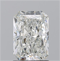 Natural Diamond 1.50 Carats, Radiant with  Cut, J Color, VS1 Clarity and Certified by GIA