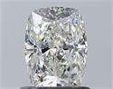Natural Diamond 0.90 Carats, Cushion with  Cut, I Color, IF Clarity and Certified by GIA