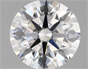 Lab Grown Diamond 3.34 Carats, Round with Ideal Cut, D Color, VVS2 Clarity and Certified by IGI