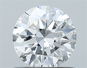 Foto Diamante Natural 0.70 quilates, Redondo , Color F, claridad SI1 y certificado GIA de