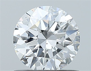 Foto Diamante Natural 0.70 quilates, Redondo , Color F, claridad SI1 y certificado GIA de