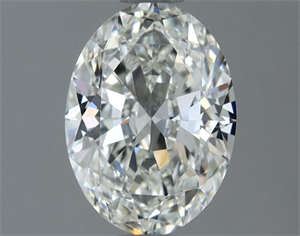 Picture of Natural Diamond 1.20 Carats, Oval with  Cut, H Color, VVS2 Clarity and Certified by IGI