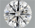 Lab Grown Diamond 1.06 Carats, Round with Ideal Cut, E Color, VS2 Clarity and Certified by IGI