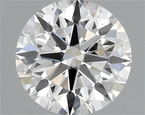 Picture of Lab Grown Diamond 1.06 Carats, Round with Ideal Cut, E Color, VS2 Clarity and Certified by IGI