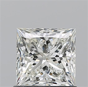 Picture of Natural Diamond 1.02 Carats, Princess with  Cut, K Color, VS2 Clarity and Certified by GIA