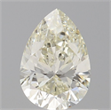 Natural Diamond 0.70 Carats, Pear with  Cut, L Color, VVS1 Clarity and Certified by GIA
