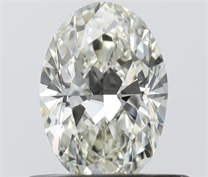 Picture of Natural Diamond 0.50 Carats, Oval with  Cut, I Color, VVS1 Clarity and Certified by IGI
