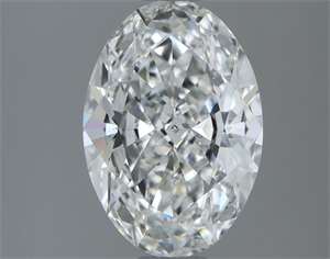 Foto Diamante Natural 1.71 quilates, Ovalado , Color G, claridad IF y certificado GIA de