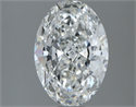 Diamante Natural 1.71 quilates, Ovalado , Color G, claridad IF y certificado GIA
