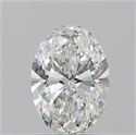 Natural Diamond 1.22 Carats, Oval with  Cut, G Color, SI1 Clarity and Certified by GIA