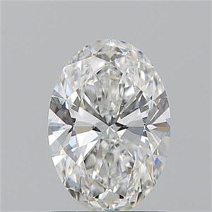 Picture of Natural Diamond 1.22 Carats, Oval with  Cut, G Color, SI1 Clarity and Certified by GIA