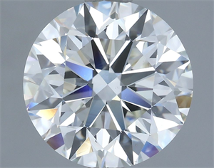 Foto Diamante Natural 2.91 quilates, Redondo , Color H, claridad VS1 y certificado IGI de