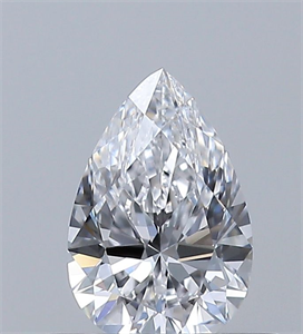 Picture of Natural Diamond 0.40 Carats, Pear with  Cut, D Color, VVS2 Clarity and Certified by GIA