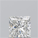 Natural Diamond 1.01 Carats, Princess with  Cut, I Color, VS2 Clarity and Certified by GIA